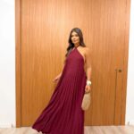 Vestido Cecília - Vinho
